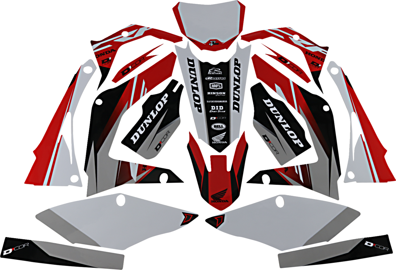 D'cor visuals Graphic Kit - Cor 9 Honda - CRF 250/450 '17-'18