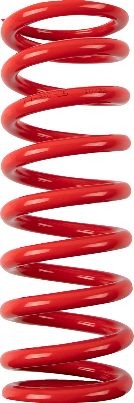 Moose offroad Shock Spring - 64/66 mm OD - 55 n/mm - Red Honda/Kawasaki/Sherco/Yamaha/Suzuki