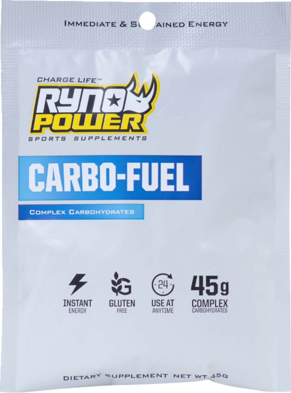 RYNO POWER Carbo-Fuel Stimulant-Free Drink Mix