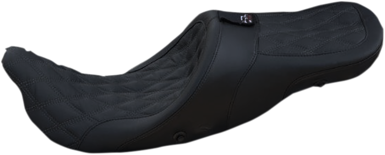 Danny Gray Long Haul 2-Up Seat With Backrest Capability For Harley Touring 2008-2025