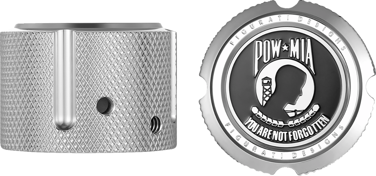 Figurati Designs Front Axle Nut Covers for Harley 2002-2025