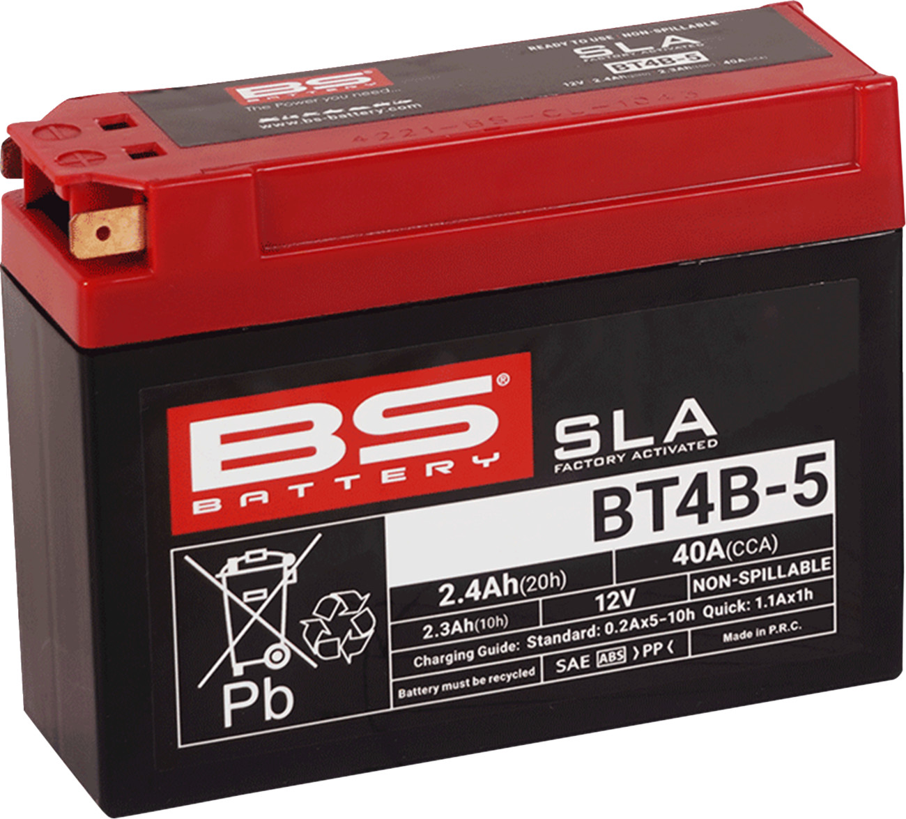BS BATTERY SLA Factory- Activated AGM Maintenance-Free Battery