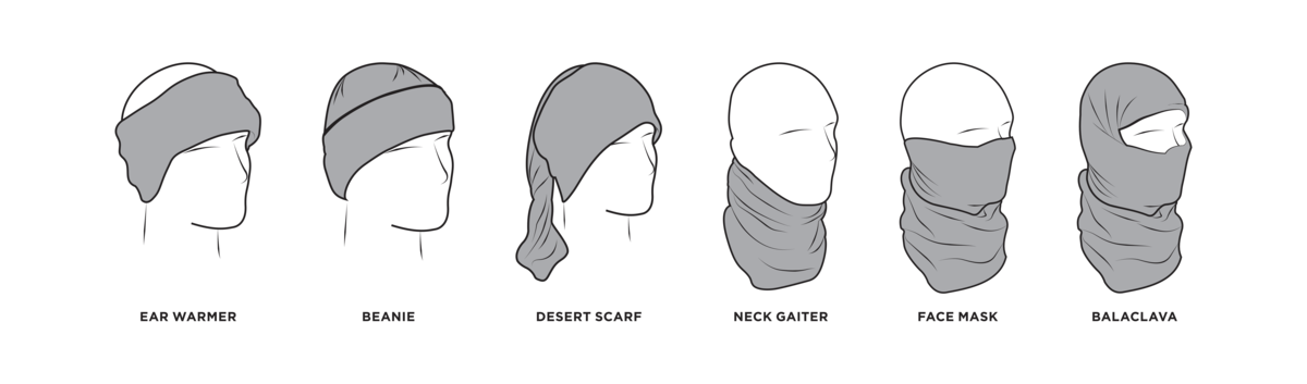 ZANheadgear Fleece Lined Motley Tube