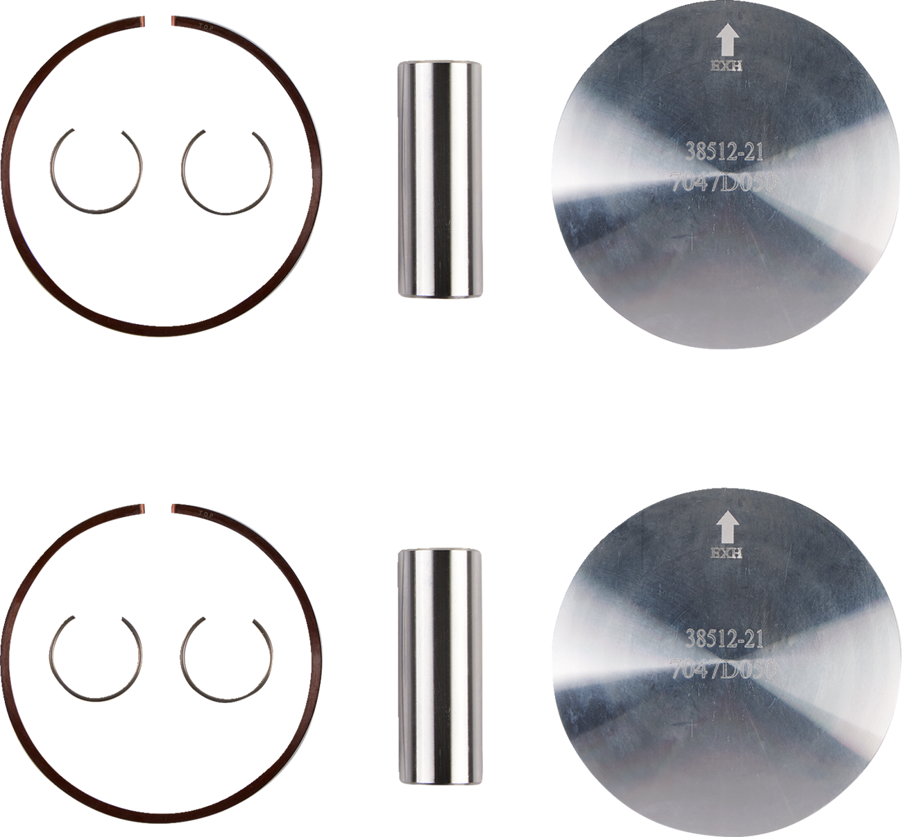 WOSSNER Piston Kit for 2 Stroke