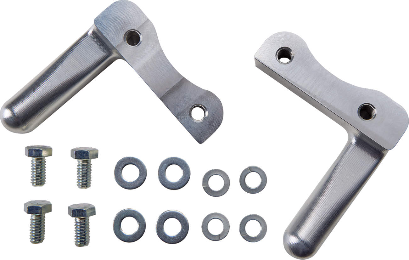Klock Werks Hugger Series Front Fender Fit Kit With Mounting Blocks For Harley FXLR 2018-2023