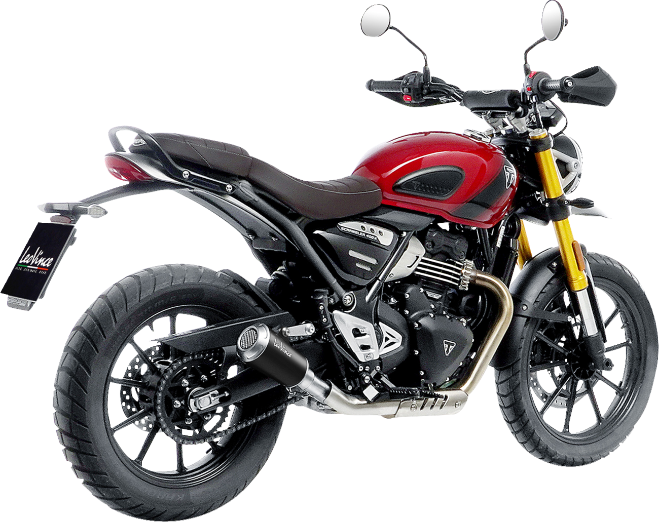 LeoVince LV-10 Slip-On Exhaust Triumph Speed 400 / Scrambler 400 X 2024