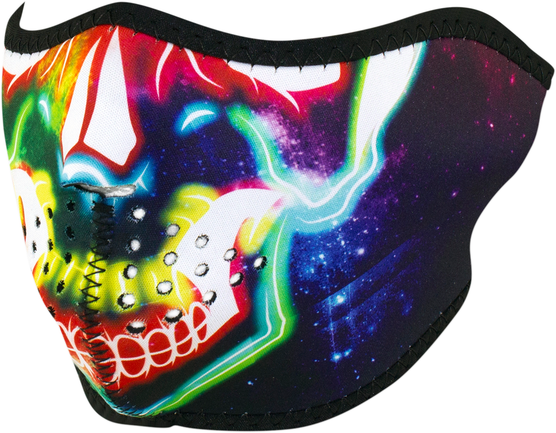 ZANheadgear Skull Neoprene Half Face Mask