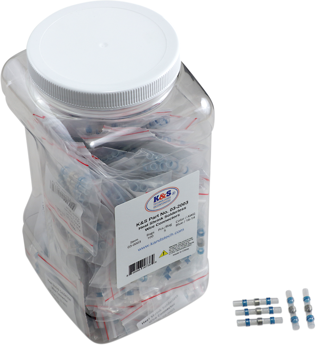 Heat-Shrink Solderless Wire Connector Kit/Refill