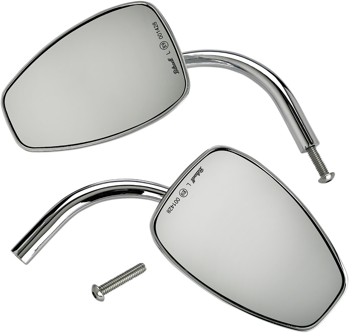 Biltwell Utility Perch Mount Mirror For Harley