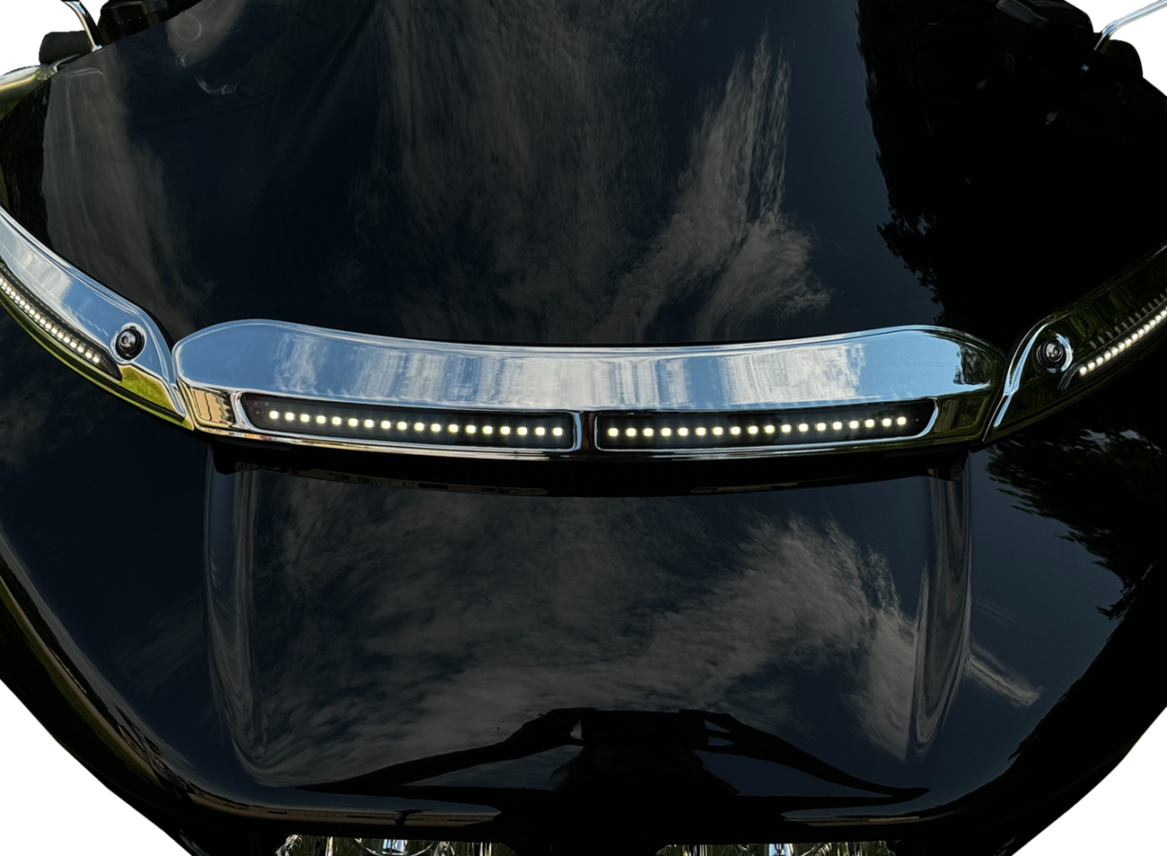 Custom Dynamics LED Windshield Trim For Harley Road Glide 2015-2025
