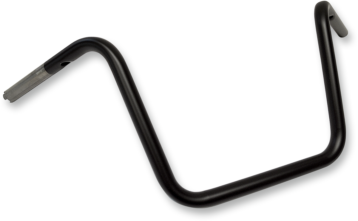 Drag specialties 1" Touring Handlebar - Ape Hanger - 12" - TBW - Flat Black Harley Davidson