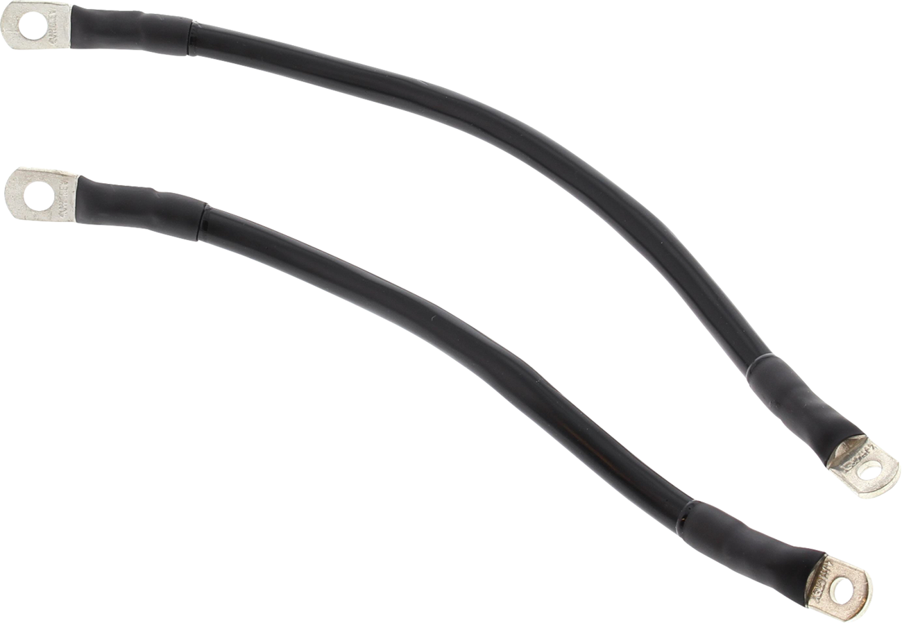 All balls Battery Cable Kit - Black Harley Davidson