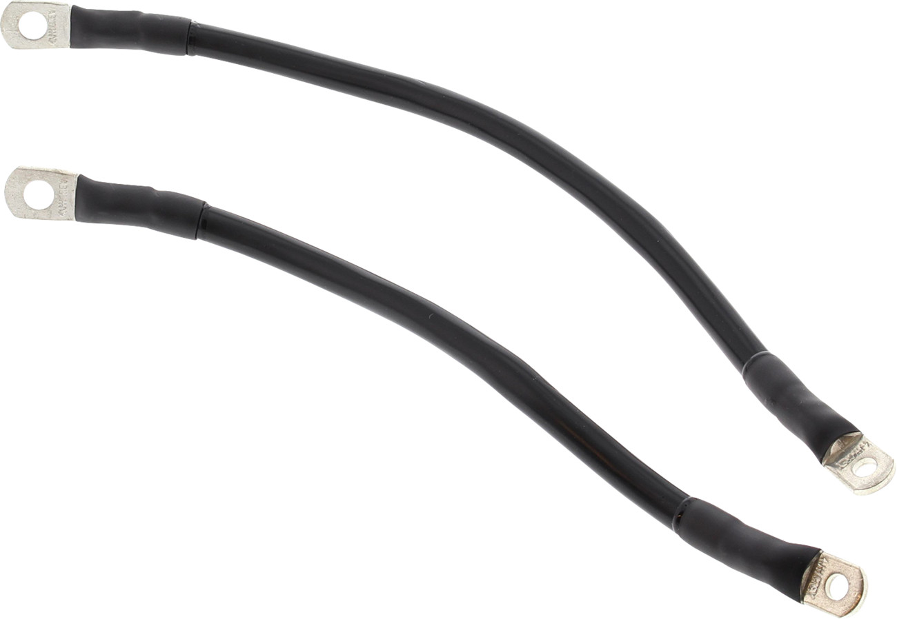 All balls Battery Cable Kit - Black Harley Davidson