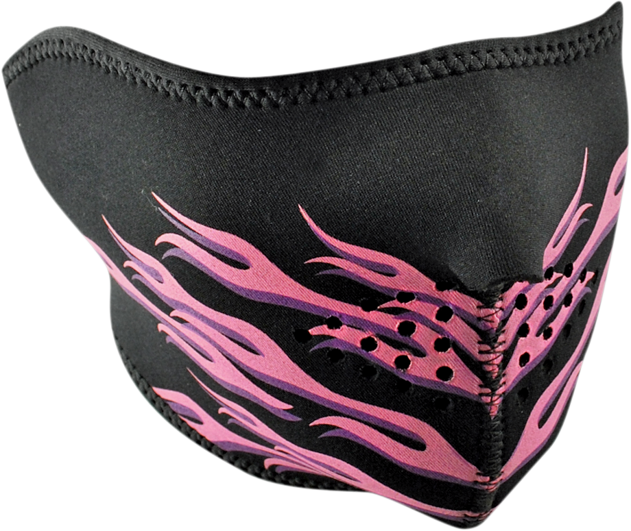 ZANheadgear Flames Neoprene Half Mask