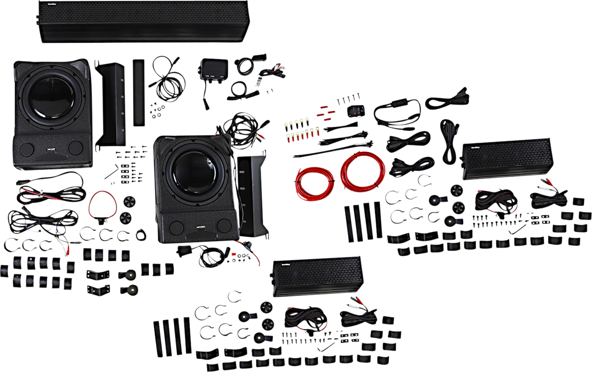 NavAtlas Zone 6 Audio Kit With Bluetooth Rocker Switch Can-Am Maverick X3 MAX 2017-2021