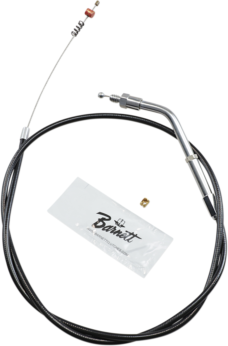 Barnett Black Vinyl Idle Cable For Harley Sportster 1988-1995