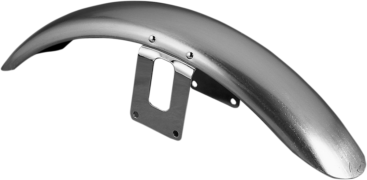Drag specialties XLX-Style Front Fender with Chrome Side Braces - Steel Harley Davidson