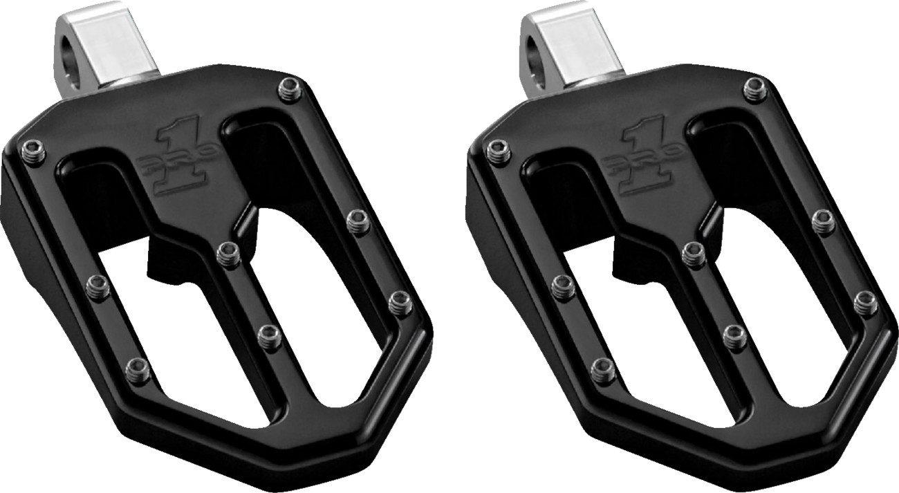 Pro-One Moto V1 Billet Foot Pegs For Harley