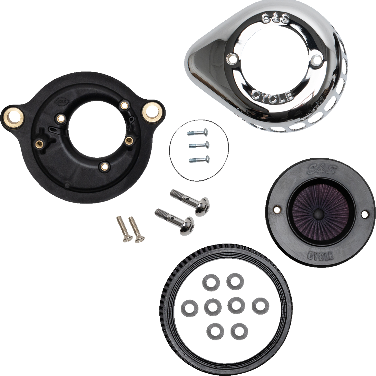 S&S Cycle Teardrop Air Stinger Air Cleaner Kit For Harley Milwaukee-Eight 2017-2025