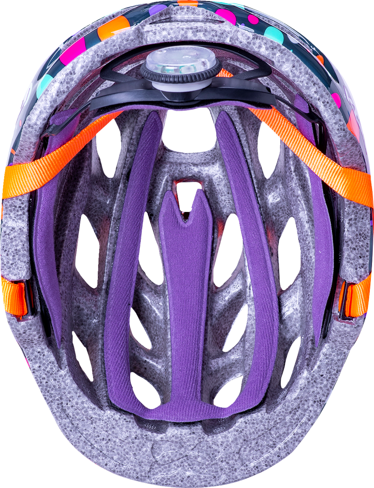 KALI Child Chakra Lighted Confetti Bicycle Helmet