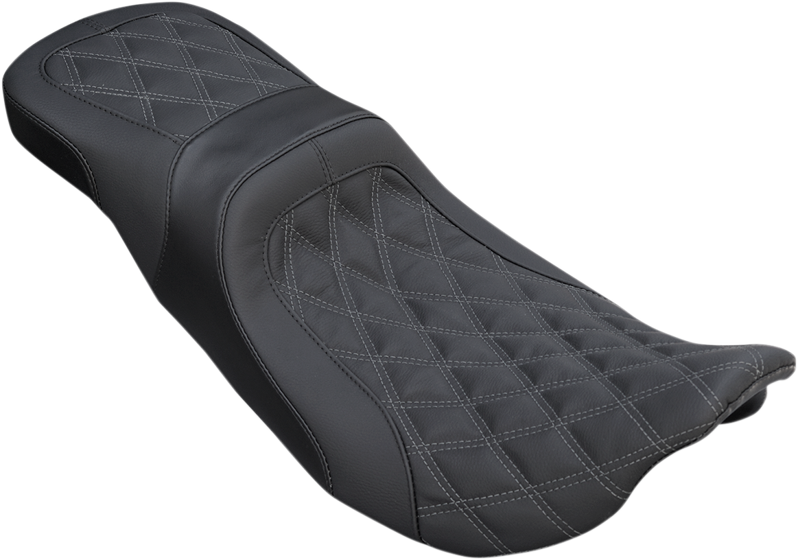 Danny Gary Weekday XL Diamond Low Profile Seat for 08-19 Harley Touring FLHX