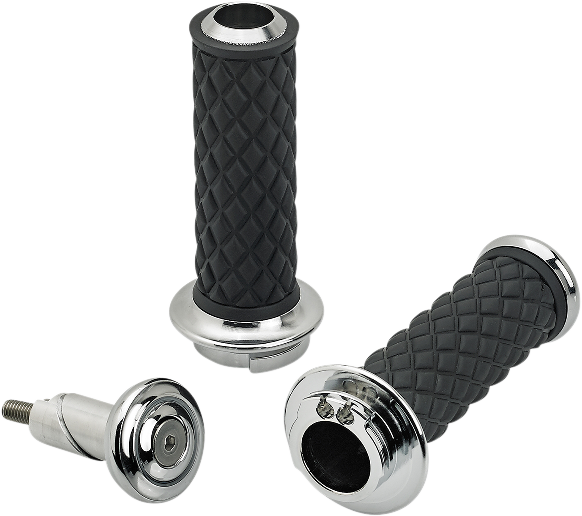 Biltwell Alumicore Grips For Harley With Dual Cable Throttle