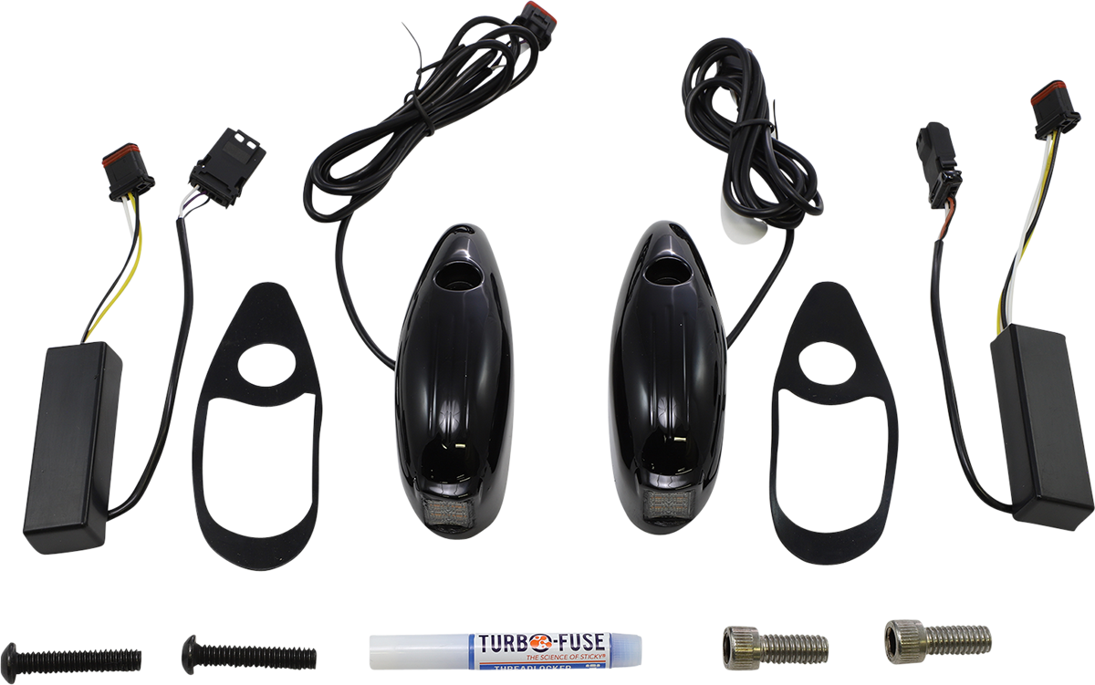 Custom Dynamics ProBEAM Front LED Turn Signals For Harley Road Glide 2015-2025