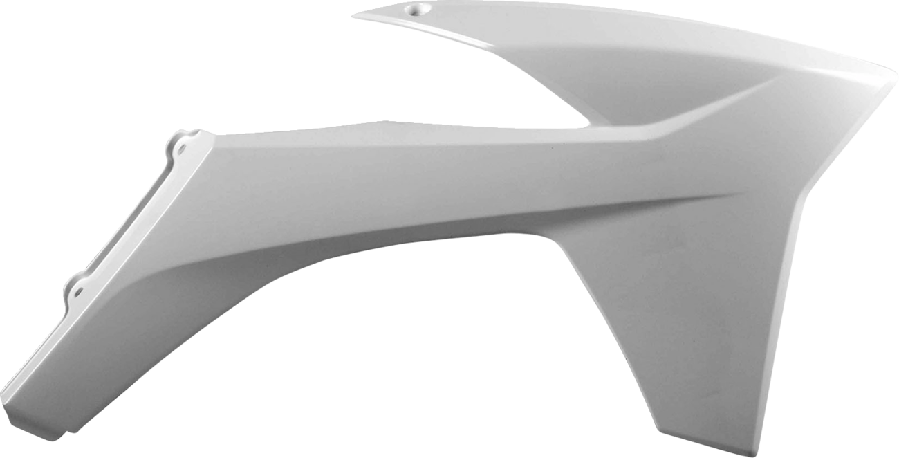 Polisport Radiator Cover - White - KTM