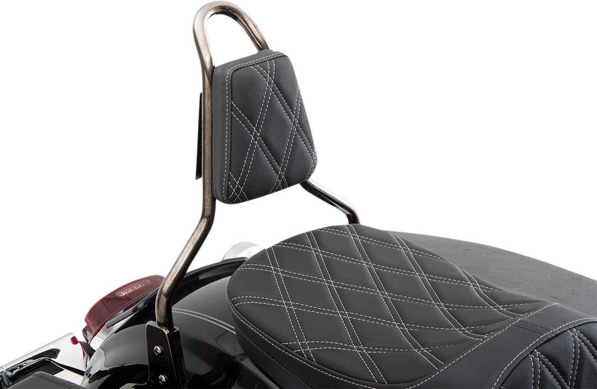Drag Specialties Tapered Backrest Pad For Round Sissy Bar