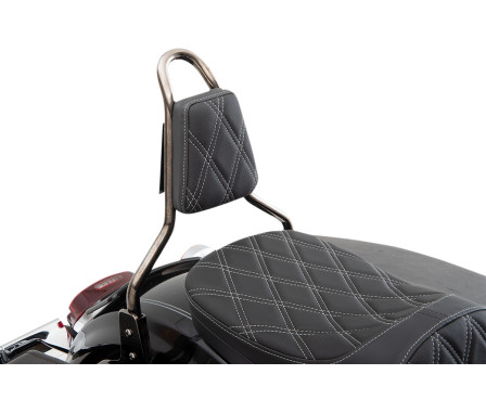 TAPERED BACKREST PADS FOR ROUND SISSY BARS-