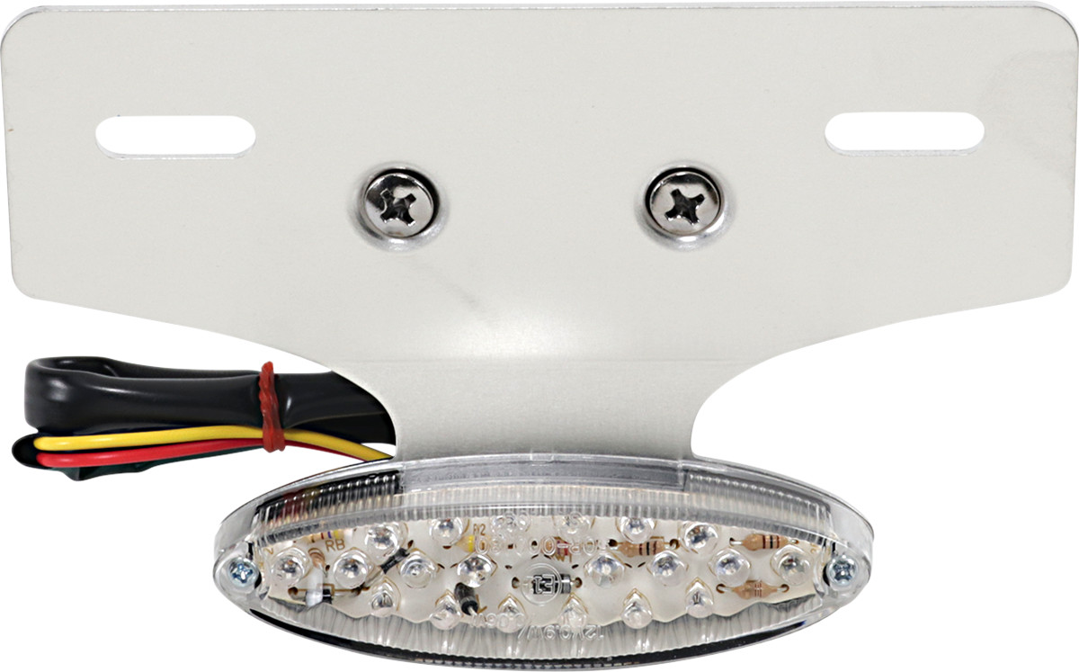 Drag Specialties Mini Led Cat Eye Taillight with License Plate Mount