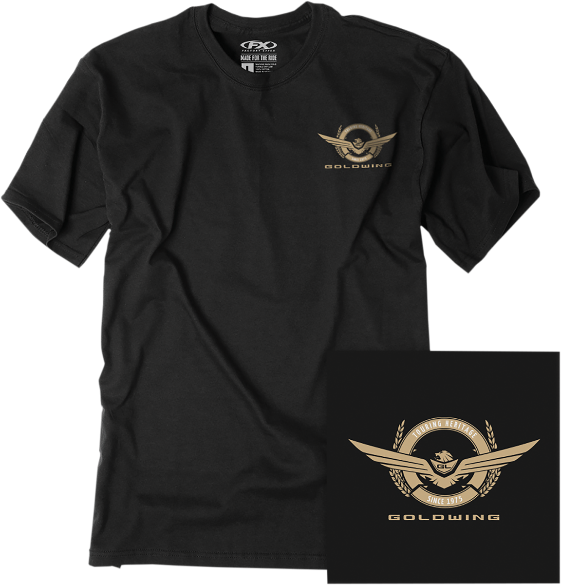 FACTORY EFFEX Goldwing Badge T-Shirt