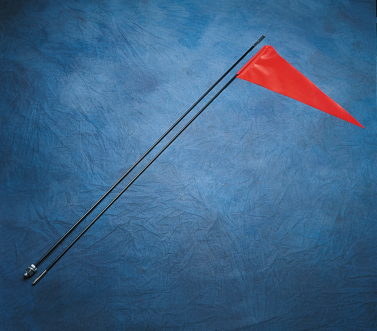 SAFETY VEHICLE EMBLEM Flag with Fiberglass Pole