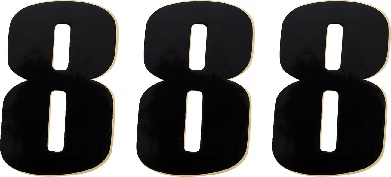 Moose Racing Vinyl Race Numbers