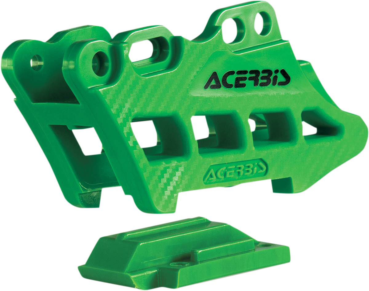 Acerbis Complete Chain Guide Block - Green - Kawasaki