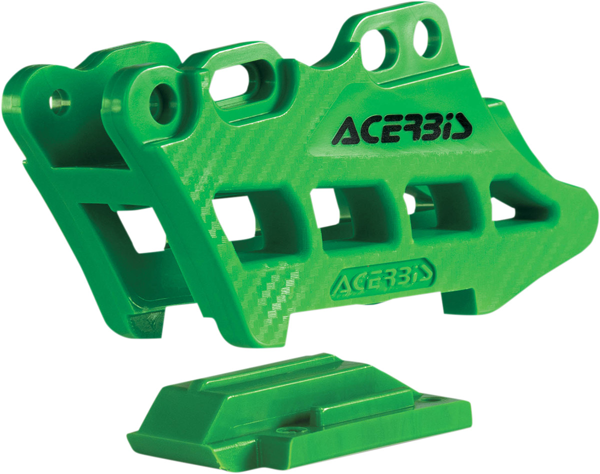 Acerbis Complete Chain Guide Block - Green - Kawasaki
