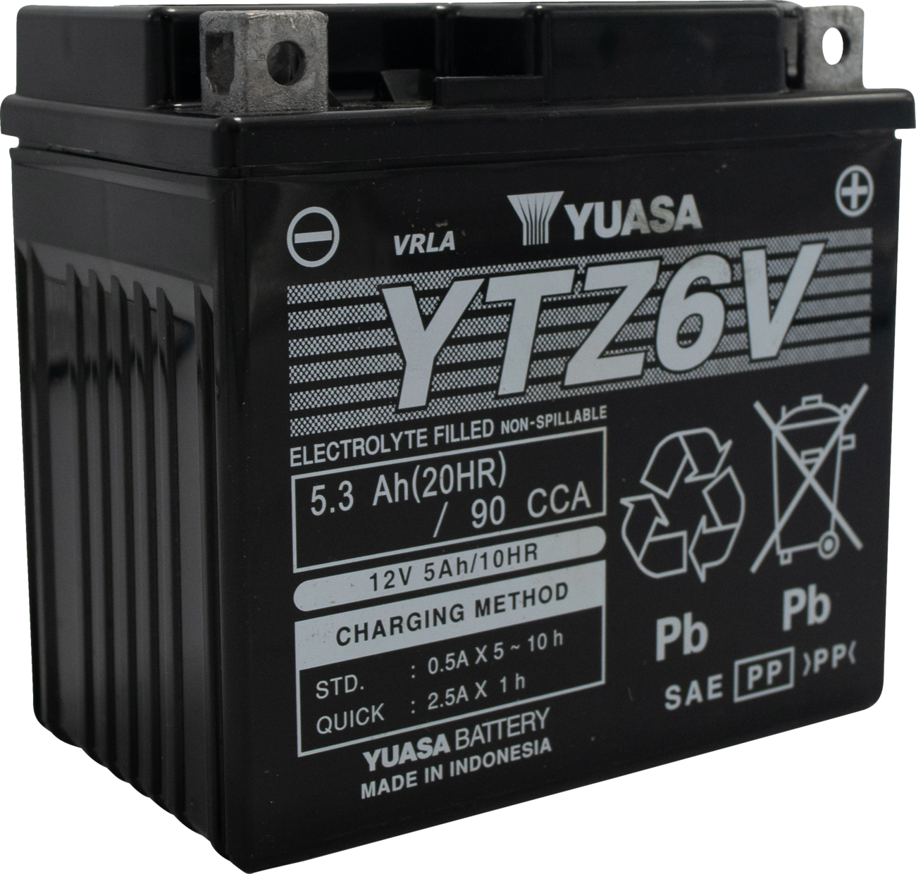 Yuasa Battery - YTZ6V 2022-2024 BMW CE 04 / 2020-2024 Kawasaki KLX300R