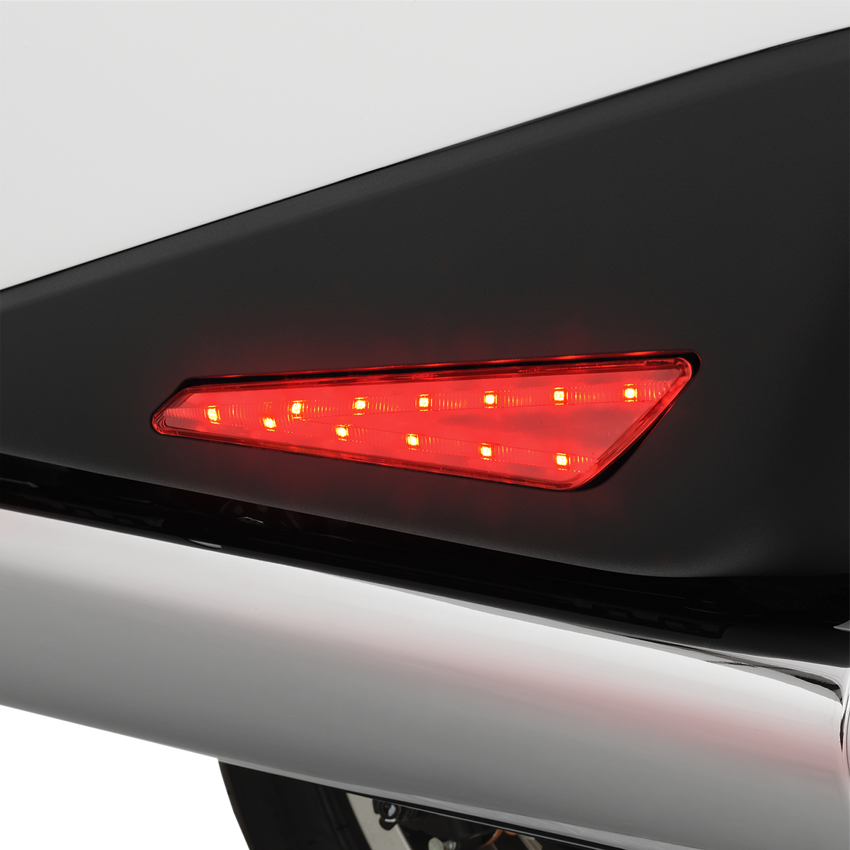 Show chrome LED Marker Lights - Clear Lens/Red LEDs - GL1800 Honda
