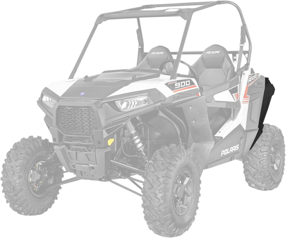 Powermadd Rear Fender Flare Extension Kit Polaris RZR XP 900 / 1000 (60 Inch) 2015-2024