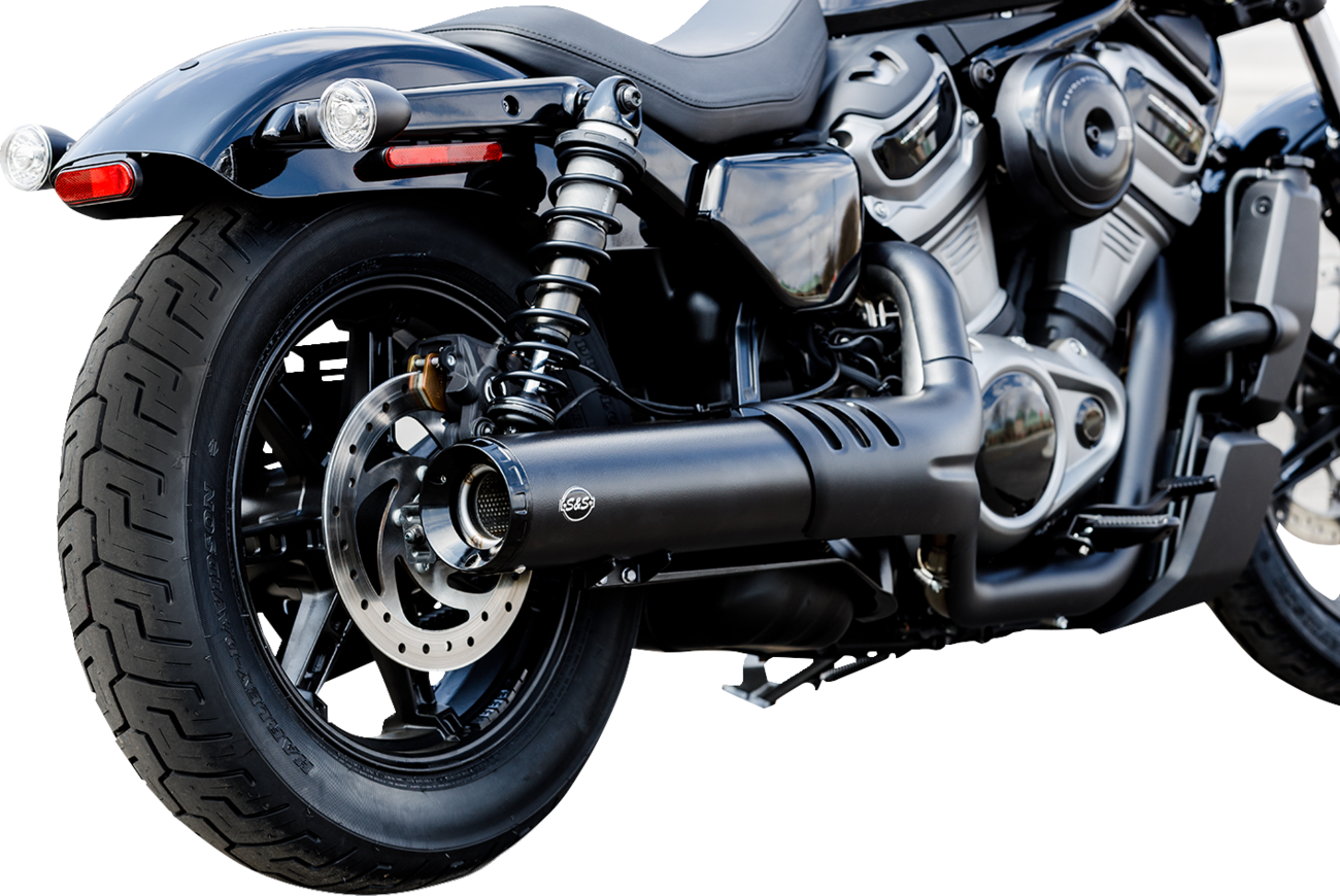 S&s cycle 4-1/2" Grand National Slip-On Muffler - Black 2022-2022 Harley Davidson RH975 Nightster