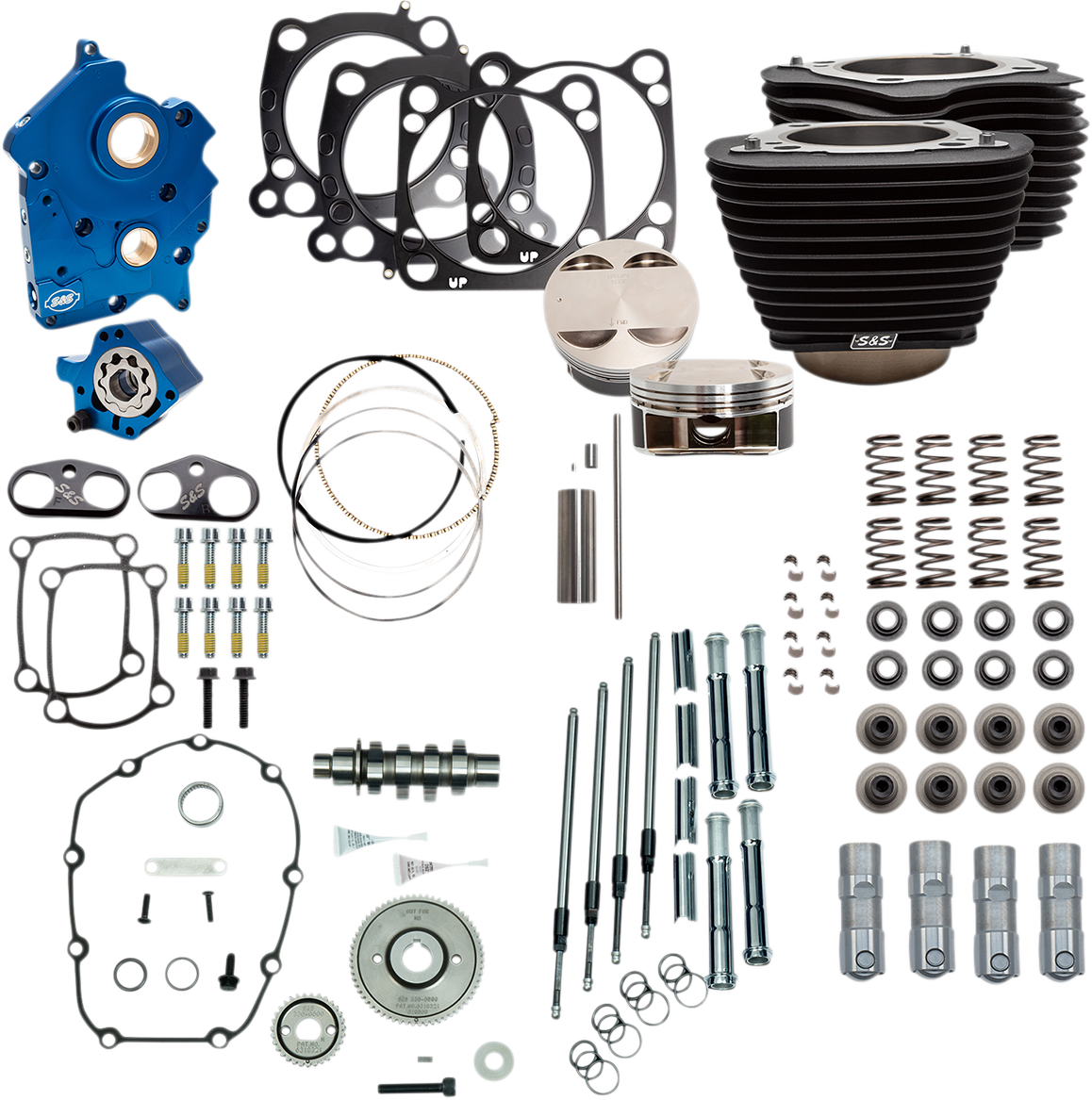 S&S CYCLE 128" Power Package for 114"/117" Oil Cooled M8