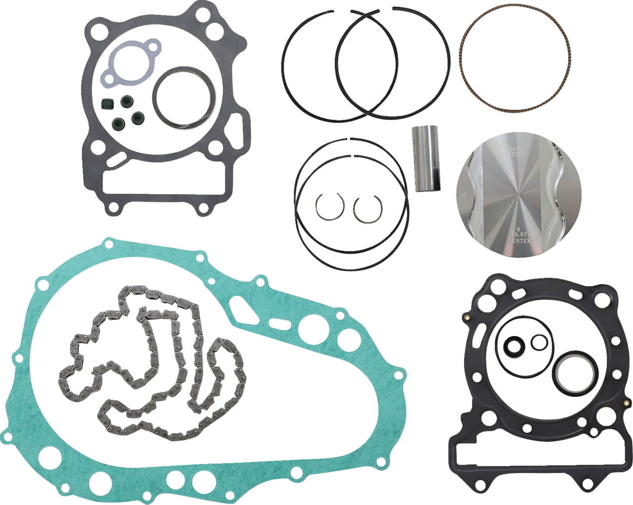 Top End Piston Kit Forged Replica for 4-Stroke