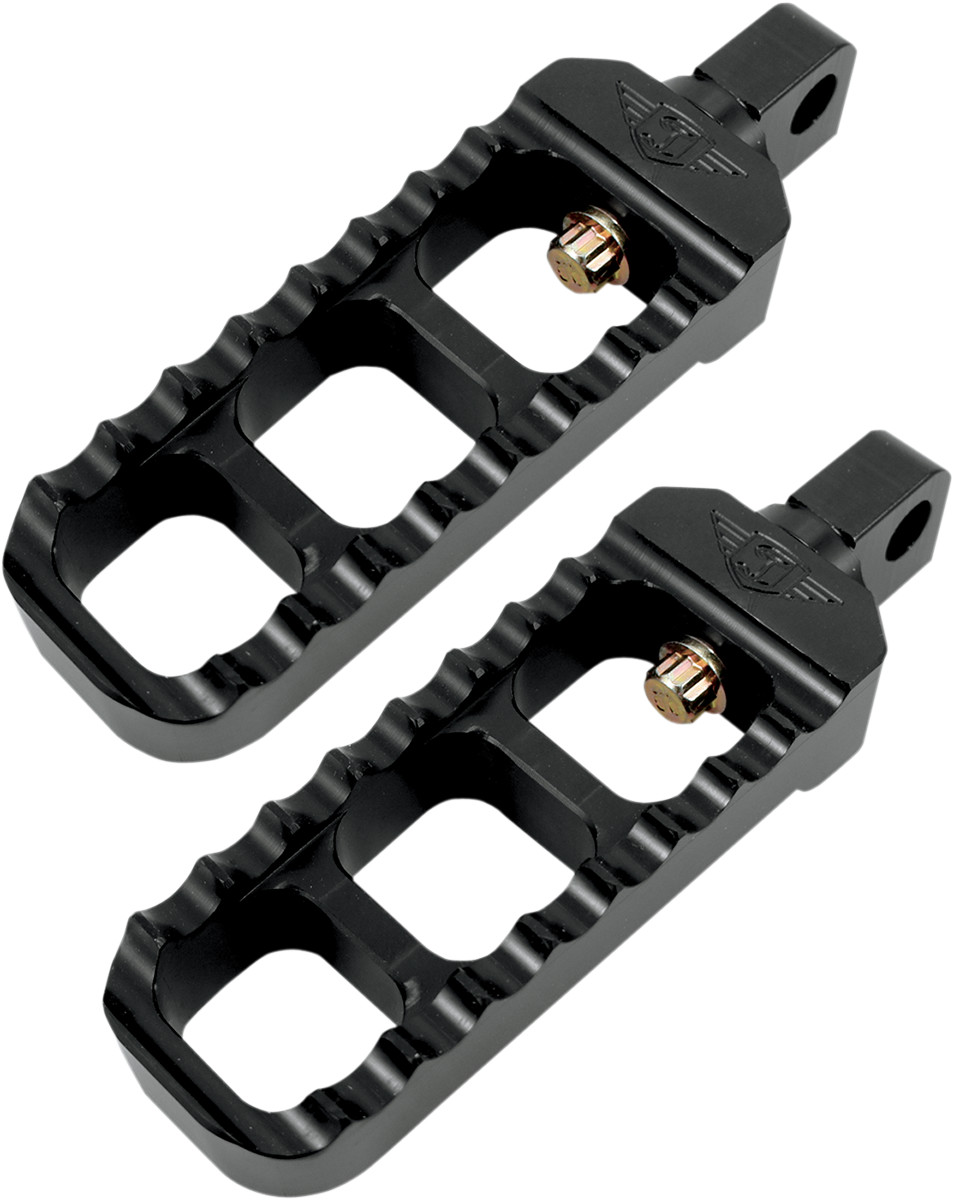 Joker Machine Adjustable Serrated Narrow Foot Pegs For Harley
