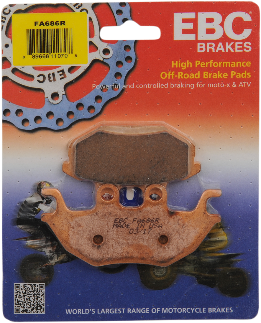 EBC Long-Life Sintered "R" Brake Pads