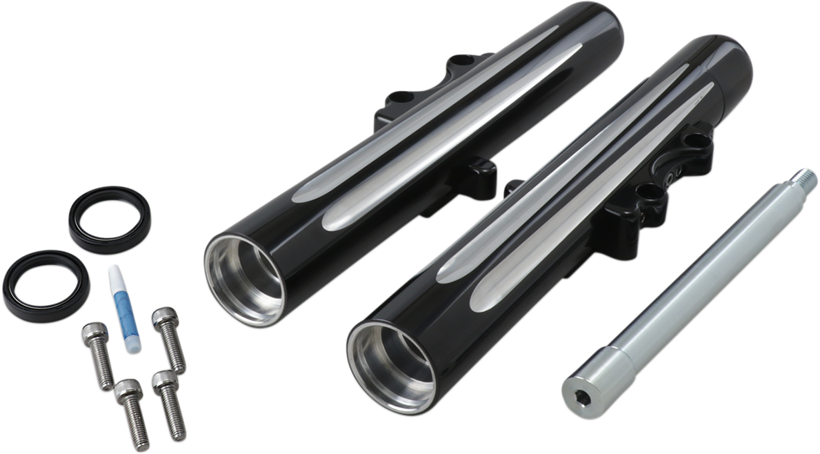 Arlen Ness Deep Cut Hot Legs Fork Lower Set For Harley