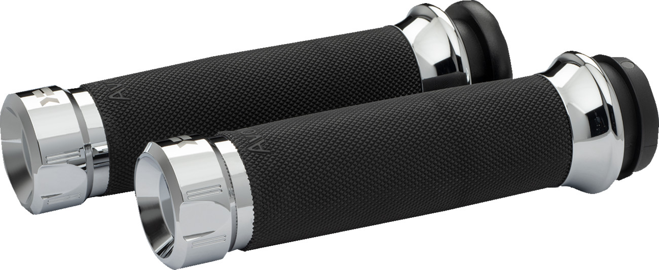 Khrome werks Klassic Grips - Custom Contour - Cable - Chrome