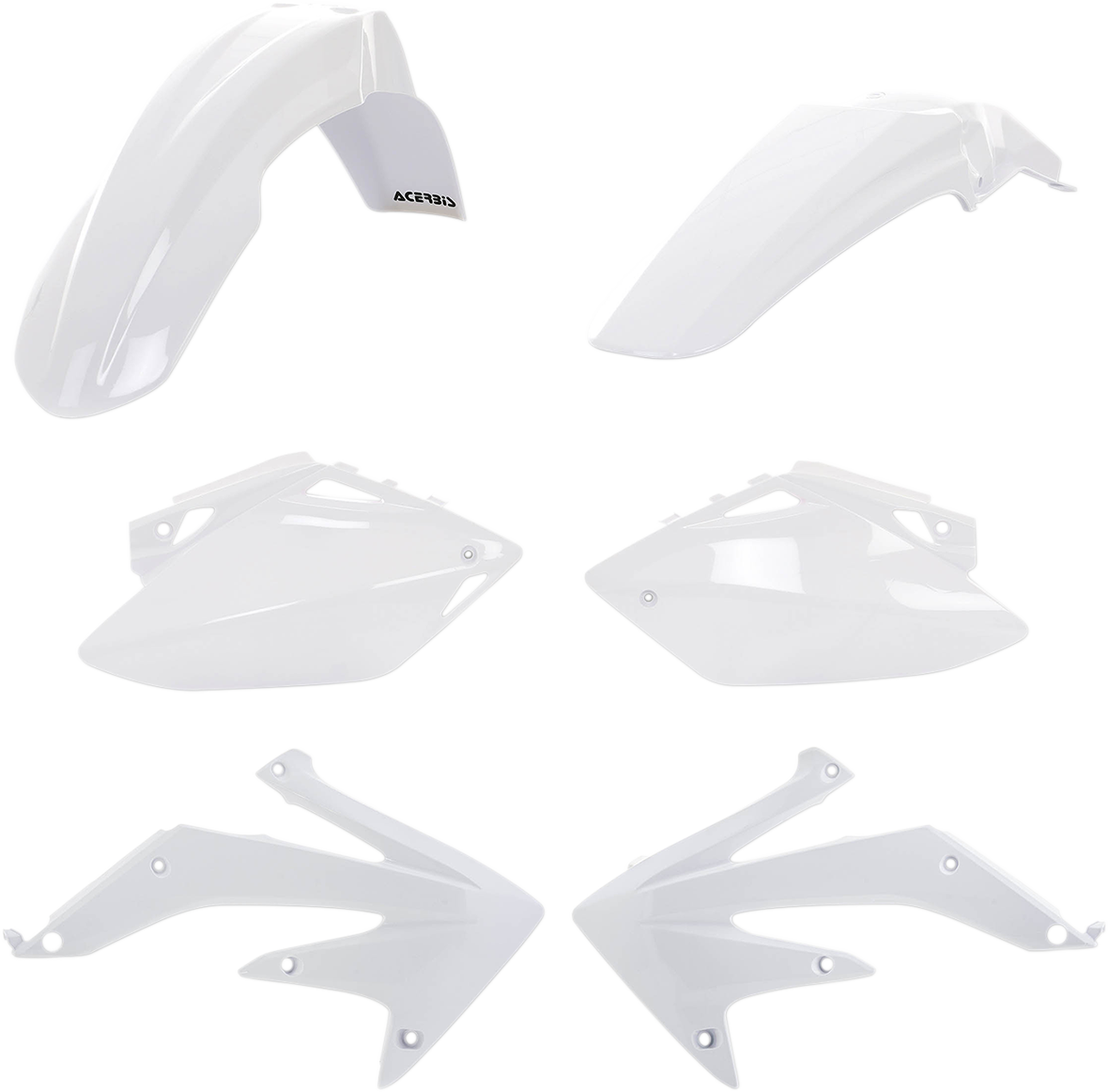 Acerbis Standard Body Kit - White - CRF450R '07-'08 2007-2008 Honda CRF450R