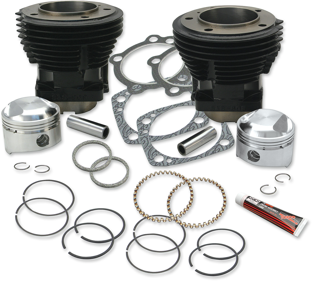 S&S CYCLE Stock Bore 80" Cylinder and Standard Compression Piston Kit