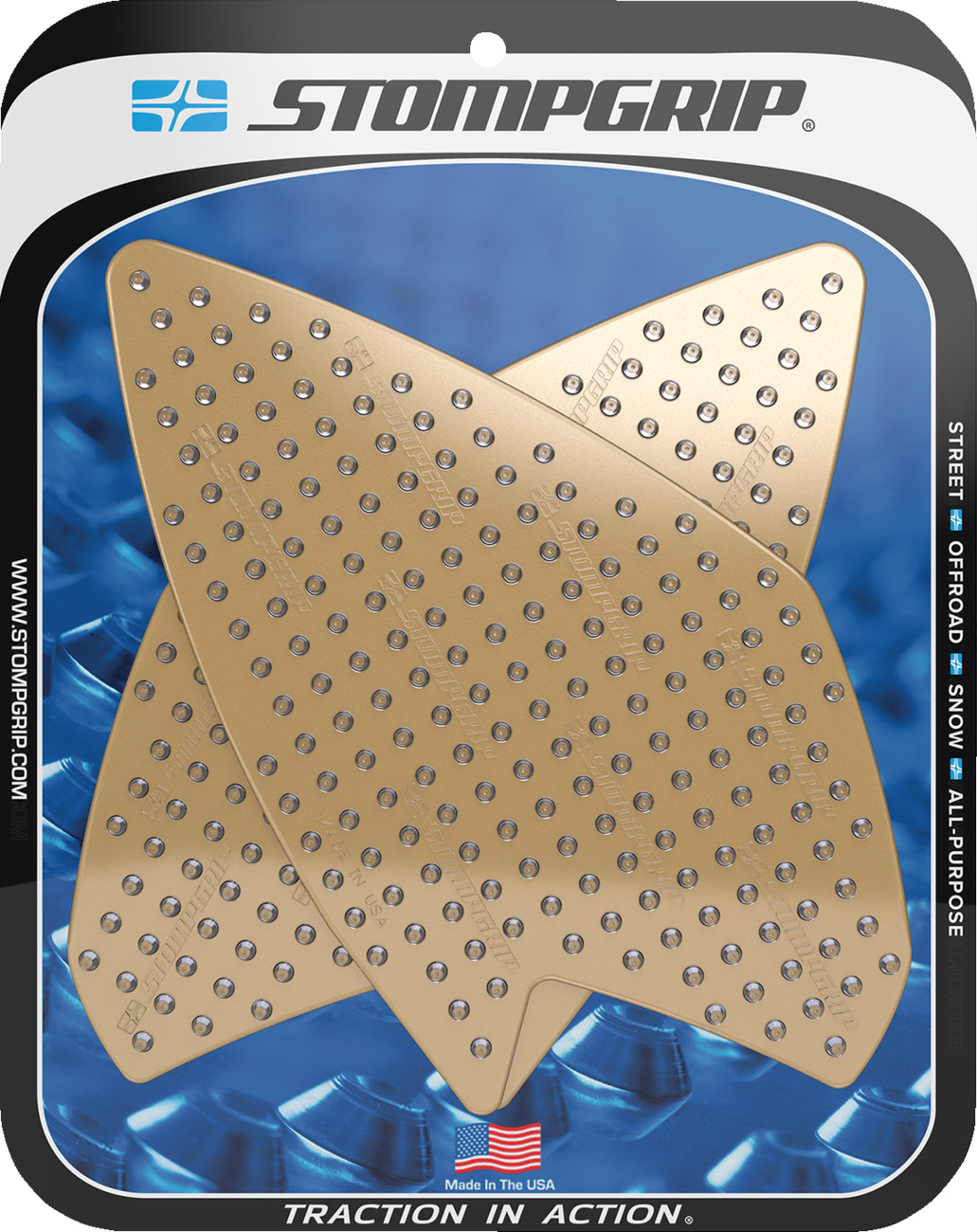 STOMPGRIP Volcano Profile Traction Pad Tank Grips
