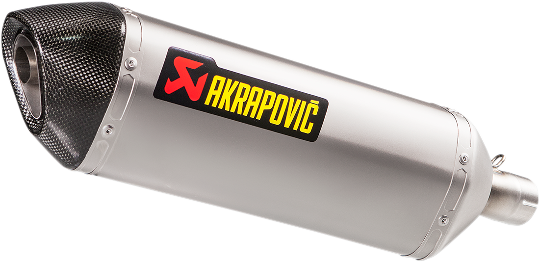 Akrapovic [S-K3SO2-HZT] Slip-On Muffler Titanium/Carbon Fiber | Muffler Ti Versys-X 300